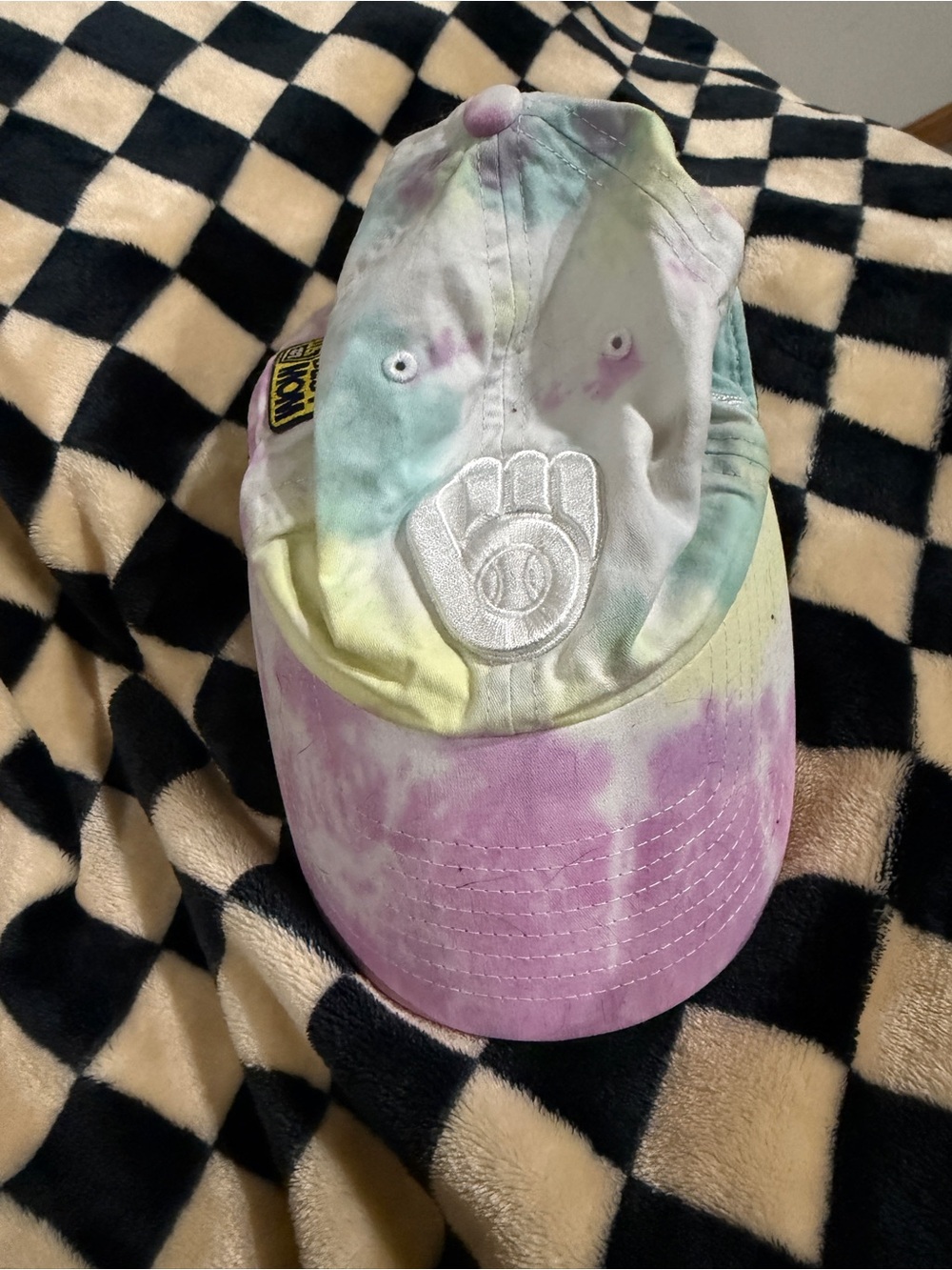 Milwaukee Brewers ’47 Brand Pastel Tie Dye Adjustable Baseball Hats